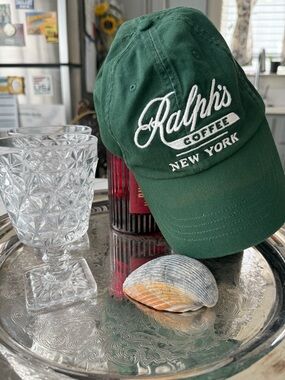 Polo by Ralph Lauren Green Ralph's Coffee New York Baseball Cap
